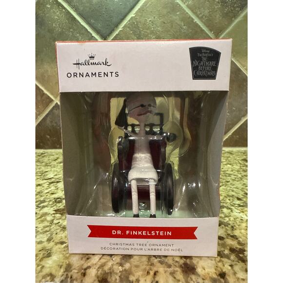 New Hallmark Christmas Ornament Dr. Finkelstein Nightmare Before Christmas - Picture 1 of 6